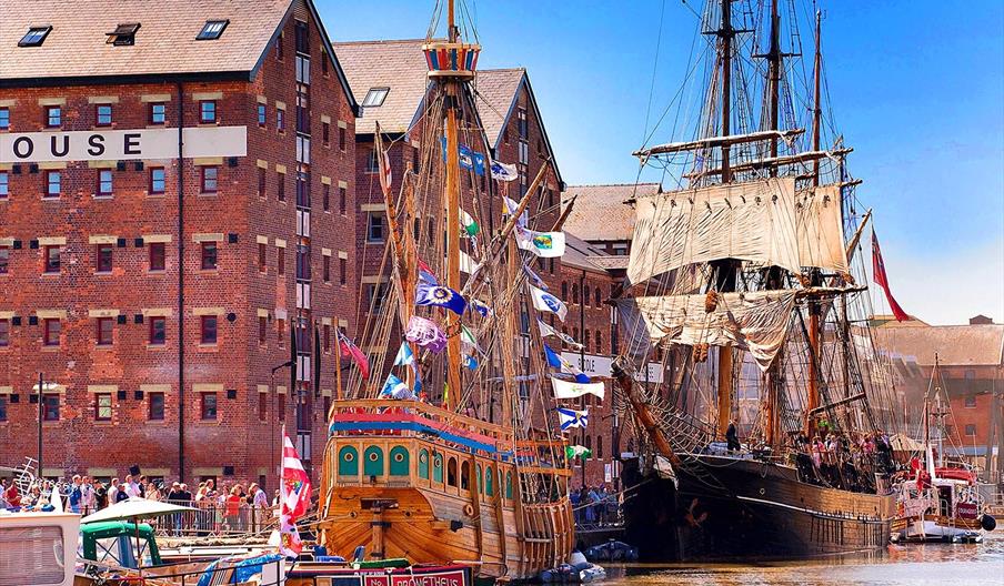 Gloucester Docks, in the City center where we have completed many complete bathroom renovations