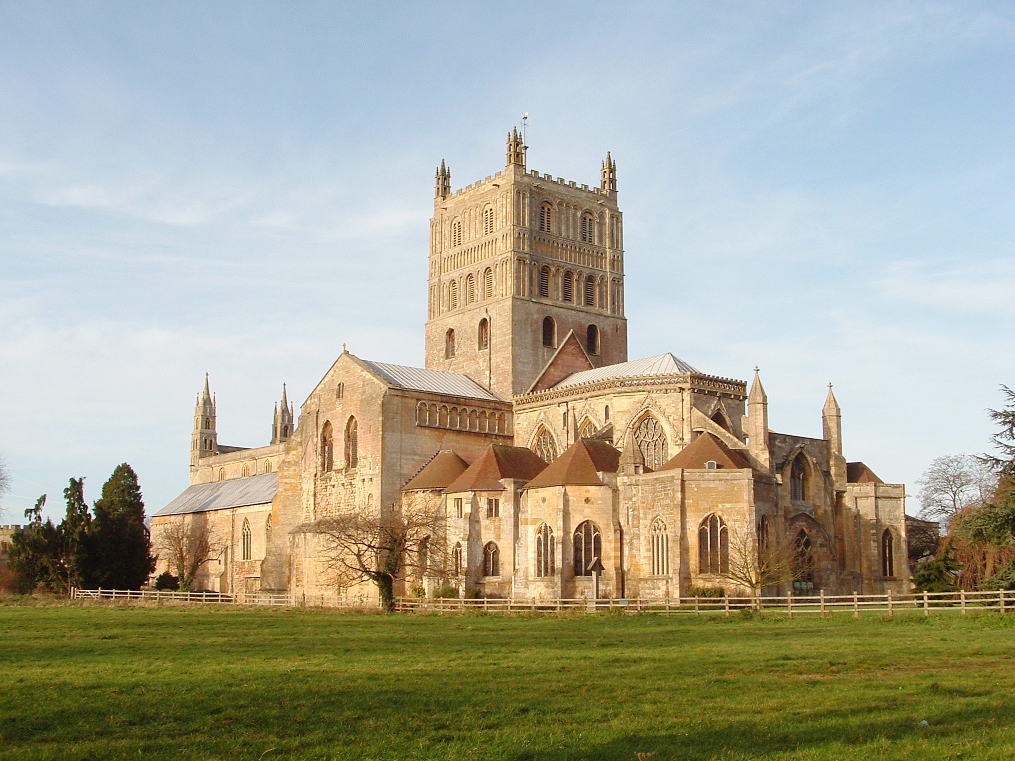 Tewkesbury Abbey, around the corner from our recently completed bathroom renovation project.